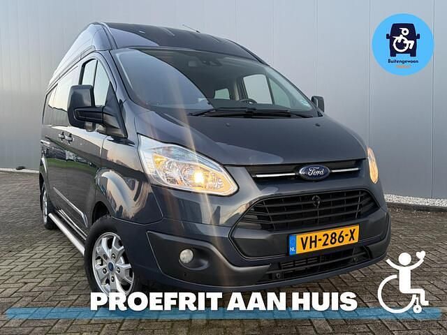 Blauw (metallic) Occasion 2014 Ford Transit Custom Van | € 20.995 - Afbeelding 1/3