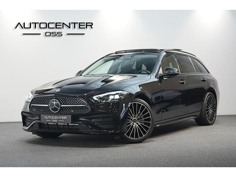 Zwart Gebruikt 2024 Mercedes C300 AMG Stationwagen | € 49.940 (Eerlijke prijs) - Afbeelding 1/4