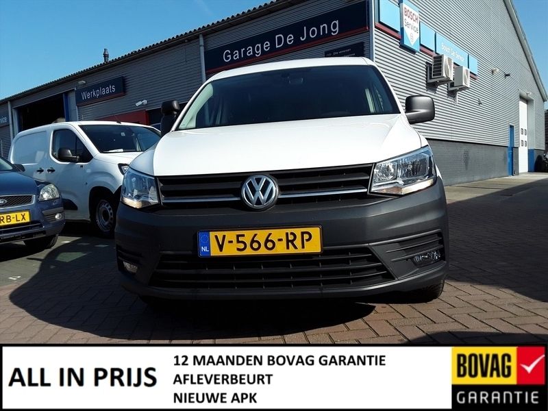 Wit Gebruikt 2018 VW Caddy Comfortline MPV | € 9.900 (Goede deal) - Afbeelding 1/4