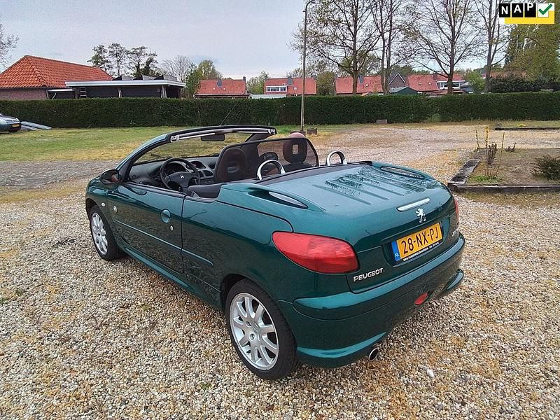 Zwart Gebruikt 2004 Peugeot 206 Cabriolet | € 3.748 (Duur) - Afbeelding 1/4