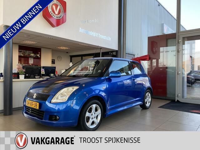 Blauw, metallic lak Gebruikt 2007 Suzuki Swift Exclusive Hatchback | € 3.950 (Duur) - Afbeelding 1/4
