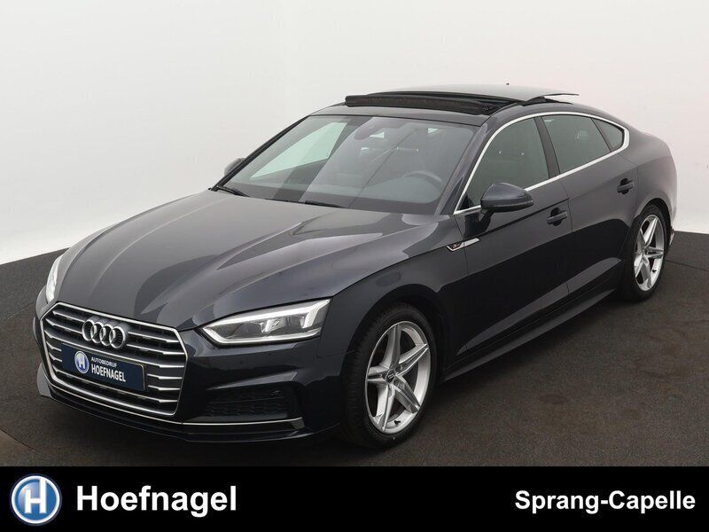 Blauw Gebruikt 2018 Audi A5 S-Line Coupé | € 23.450 (Eerlijke prijs) - Afbeelding 1/4