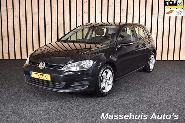 Zwart Gebruikt 2012 VW Golf VII Highline Hatchback | € 8.850 (Iets duurder) - Afbeelding 1/4