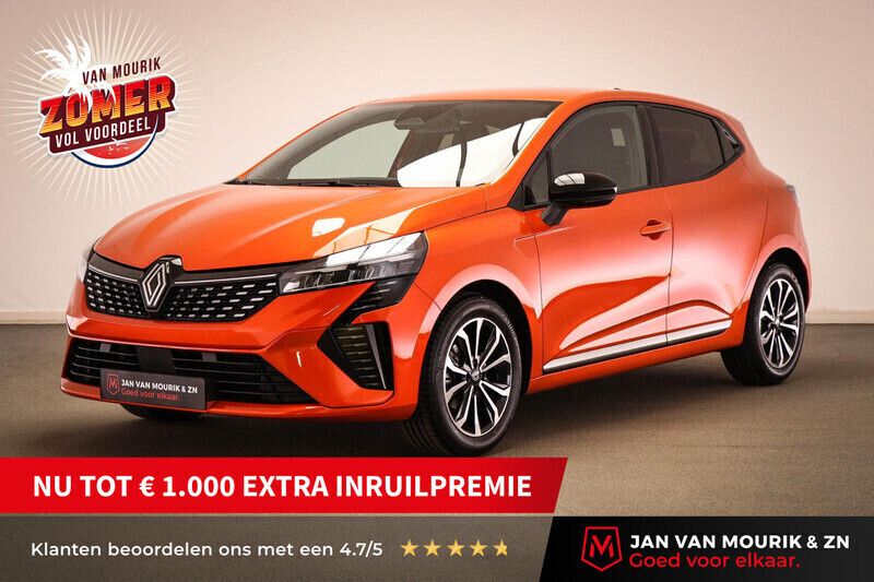 Oranje Gebruikt 2024 Renault Clio V Techno Hatchback | € 22.140 (Iets duurder) - Afbeelding 1/4