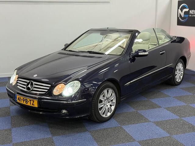 Occasion Mercedes CLK320 Elegance 218 PK (160 kW) 2004 Blauw Cabriolet