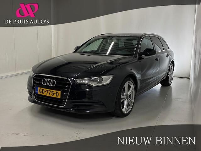 Zwart Gebruikt 2014 Audi A6 Sport Stationwagen | € 12.950 (Eerlijke prijs) - Afbeelding 1/4