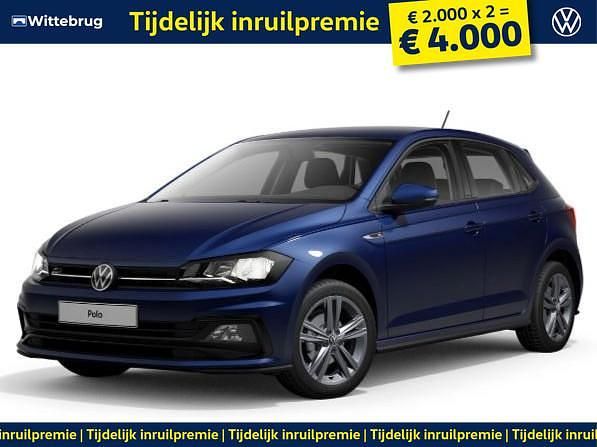 Nieuw VW Polo R-line 97 PK (71 kW) 2025 Blauw, metallic lak Hatchback