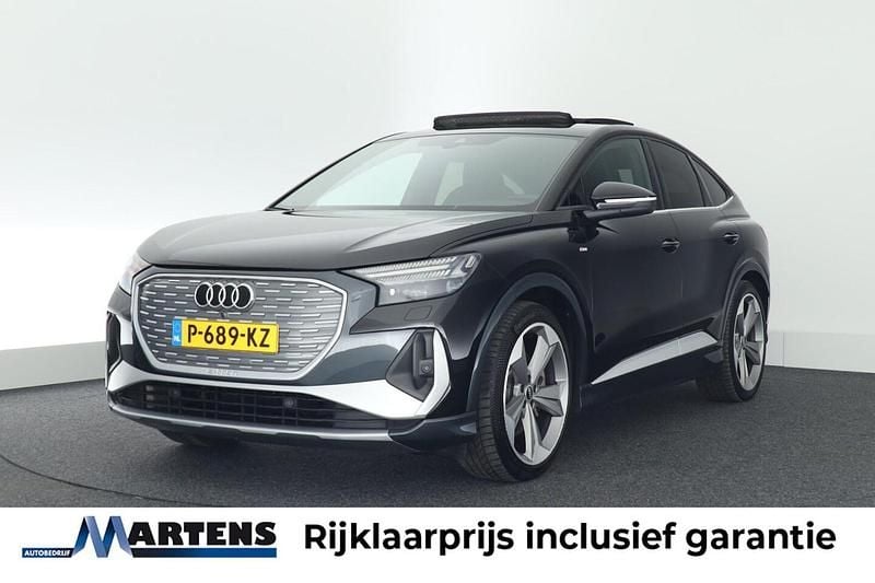 Zwart Occasion 2021 Audi Q4 Sportback e-tron Competition SUV | € 29.949 (Super prijs) - Afbeelding 1/4