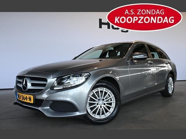 Grijs Gebruikt 2015 Mercedes C200 Ambition Stationwagen | € 13.940 (Super prijs) - Afbeelding 1/4