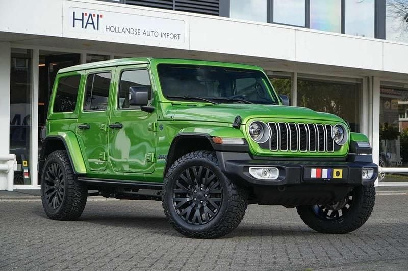 Groen Nieuw 2025 Jeep Wrangler Unlimited Sahara SUV | € 87.900 (Goede deal) - Afbeelding 1/4