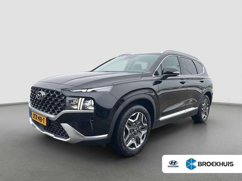 Zwart Occasion 2023 Hyundai Santa Fe Premium SUV | € 40.900 (Eerlijke prijs) - Afbeelding 1/4