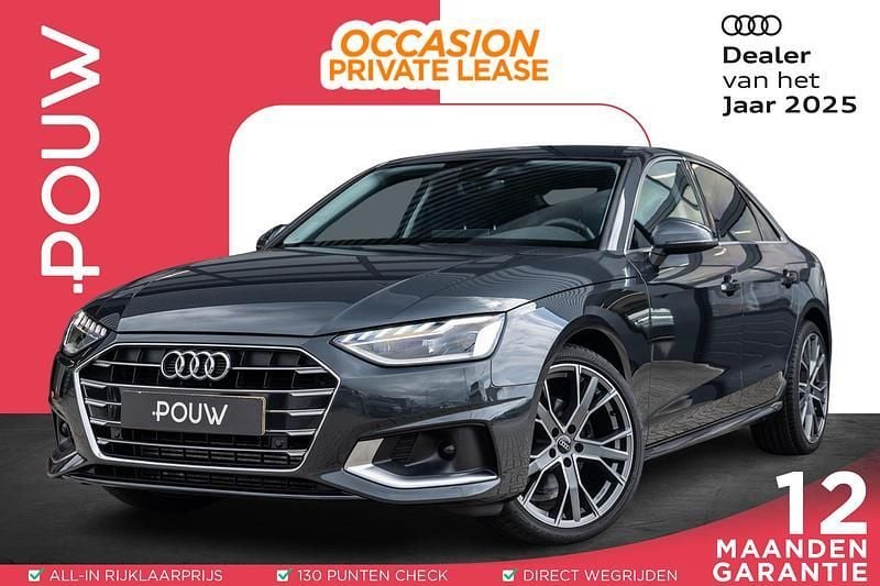 Grijs Gebruikt 2022 Audi A4 Advanced Sedan | € 31.450 (Eerlijke prijs) - Afbeelding 1/4