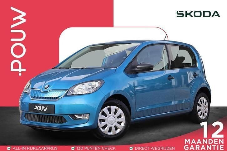 Blauw Gebruikt 2020 Skoda Citigo-e IV Ambition Hatchback | € 9.950 (Eerlijke prijs) - Afbeelding 1/4