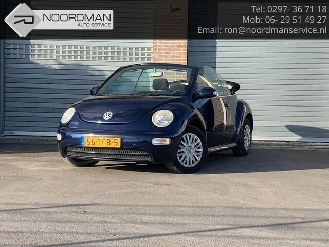 Blauw Gebruikt 2005 VW Beetle Highline Cabriolet | € 3.950 (Iets duurder) - Afbeelding 1/4