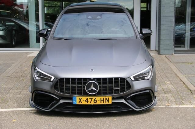 Occasion Mercedes CLA45 AMG Premium Plus 422 PK (310 kW) 2020 Grijs, metallic lak Sedan