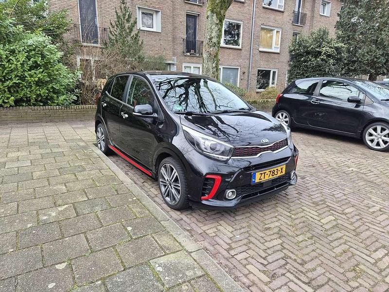 Zwart Occasion 2019 Kia Picanto GT-Line Hatchback | € 10.500 (Goede deal) - Afbeelding 1/4