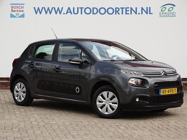 Grijs Gebruikt 2017 Citroën C3 Feel Hatchback | € 8.950 (Eerlijke prijs) - Afbeelding 1/4