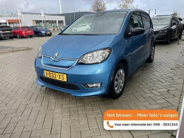 Blauw Gebruikt 2020 Skoda Citigo-e IV Ambition Hatchback | € 11.850 (Iets duurder) - Afbeelding 1/4