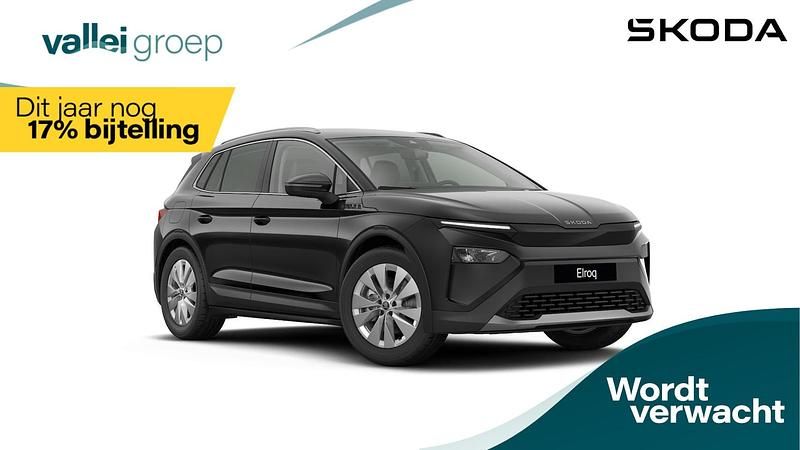 Zwart Nieuw 2025 Skoda Elroq Business Line SUV | € 40.790 (Eerlijke prijs) - Afbeelding 1/4