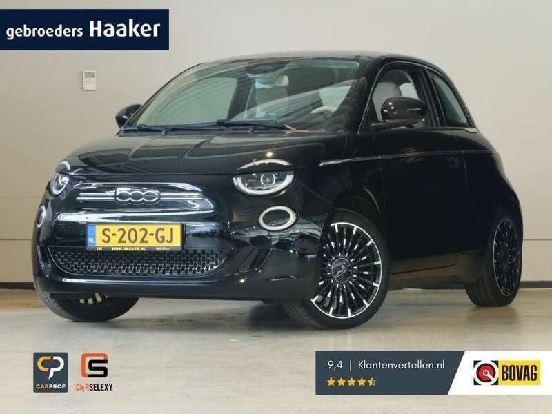 Zwart Gebruikt 2022 Fiat 500e La Prima Hatchback | € 18.400 (Super prijs) - Afbeelding 1/3