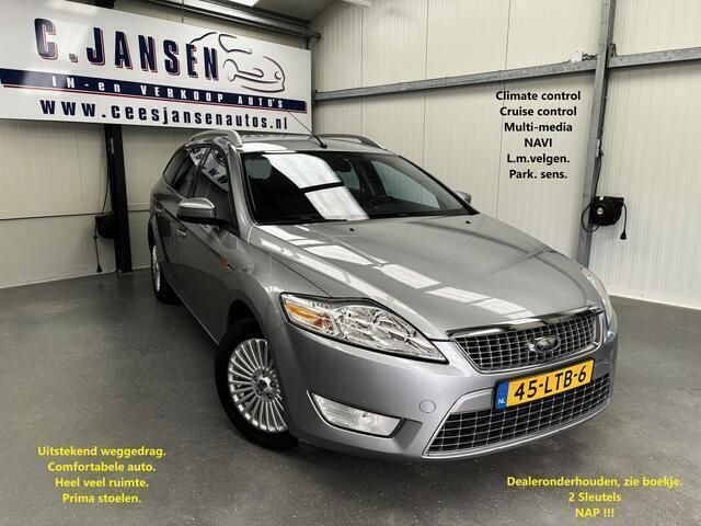 Grijs, metallic lak Gebruikt 2010 Ford Mondeo Limited Stationwagen | € 8.899 (Duur) - Afbeelding 1/4