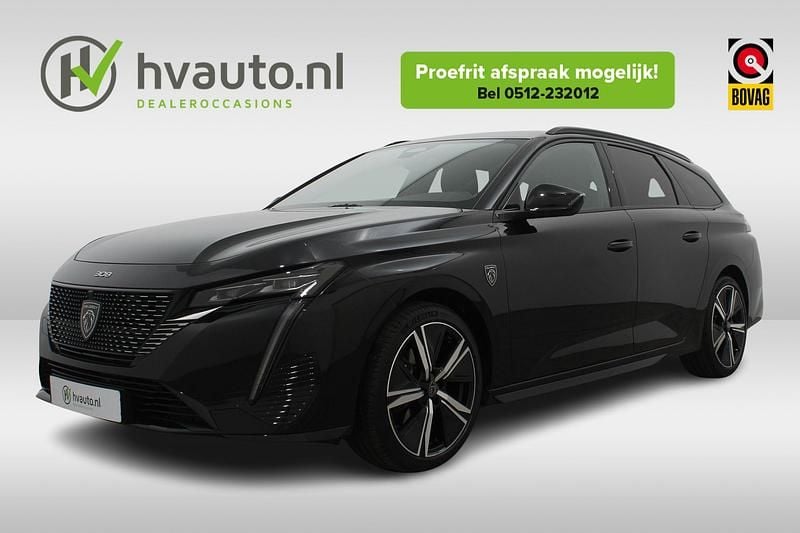 Zwart Gebruikt 2024 Peugeot 308 GT Stationwagen | € 26.545 (Goede deal) - Afbeelding 1/4