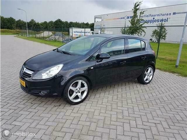 Zwart Gebruikt 2007 Opel Corsa Sport Hatchback | € 3.250 - Afbeelding 1/4