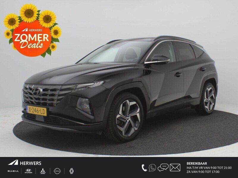 Zwart Gebruikt 2021 Hyundai Tucson Premium SUV | € 31.285 (Eerlijke prijs) - Afbeelding 1/4