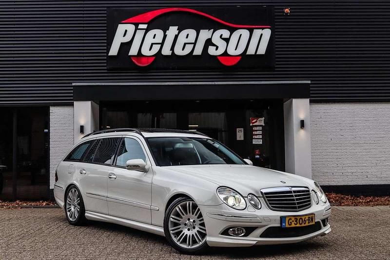Wit Gebruikt 2007 Mercedes E500 Avantgarde Stationwagen | € 19.950 - Afbeelding 1/4