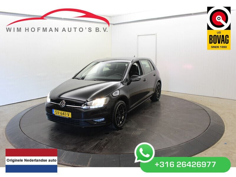Zwart Gebruikt 2018 VW Golf VII Trendline Hatchback | € 12.940 (Goede deal) - Afbeelding 1/4