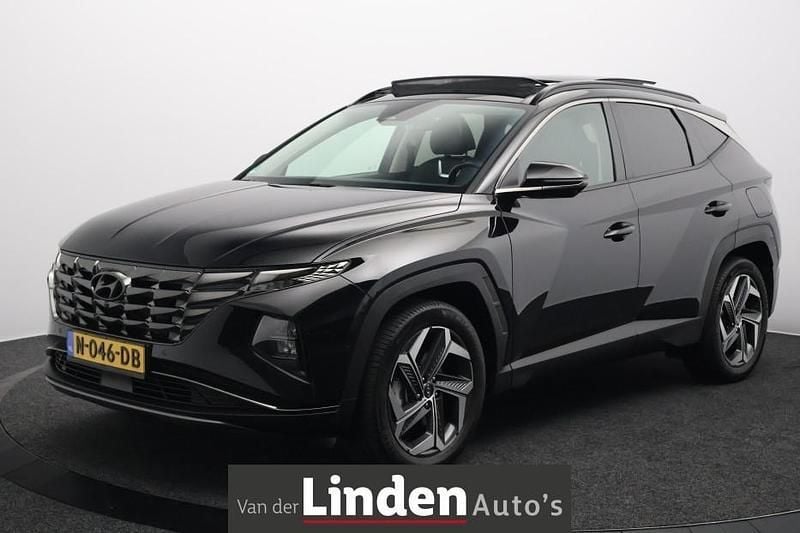 Zwart Gebruikt 2021 Hyundai Tucson Premium SUV | € 29.950 (Eerlijke prijs) - Afbeelding 1/4