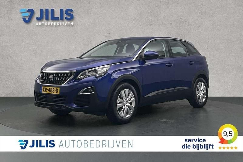 Blauw Gebruikt 2018 Peugeot 3008 SUV | € 15.450 (Super prijs) - Afbeelding 1/3