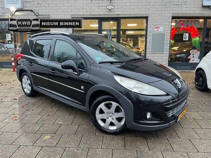 Zwart Gebruikt 2009 Peugeot 207 Outdoor Outdoor Stationwagen | € 2.650 (Eerlijke prijs) - Afbeelding 1/4
