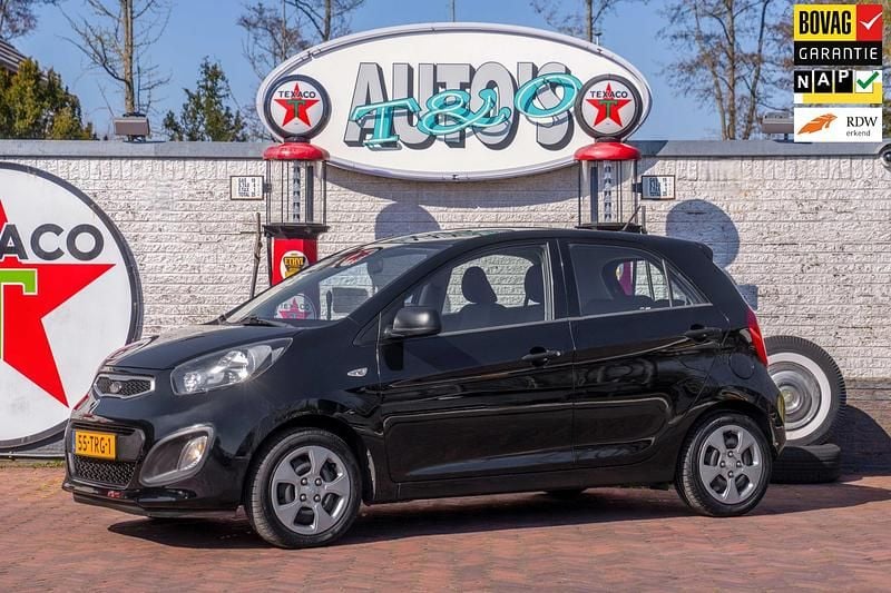 Zwart Occasion 2012 Kia Picanto Hatchback | € 6.450 (Eerlijke prijs) - Afbeelding 1/4