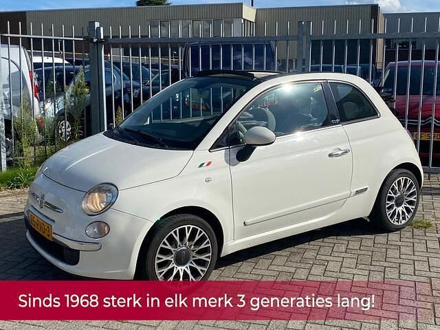 Wit Gebruikt 2011 Fiat 500C Lounge Cabriolet | € 4.690 (Eerlijke prijs) - Afbeelding 1/4