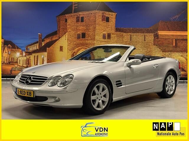 Grijs Gebruikt 2004 Mercedes SL350 Cabriolet | € 15.950 (Super prijs) - Afbeelding 1/4