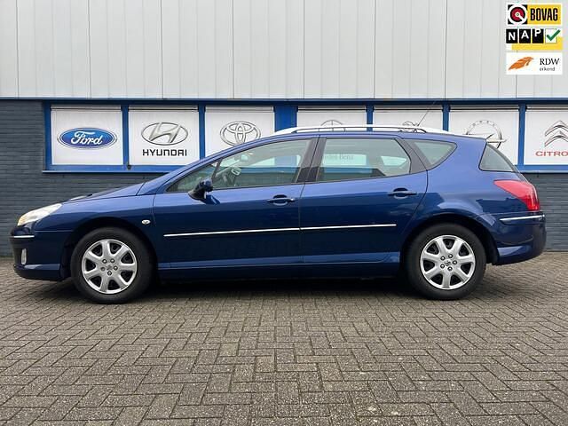 Blauw Gebruikt 2008 Peugeot 407 Business-Line Stationwagen | € 2.250 (Eerlijke prijs) - Afbeelding 1/4