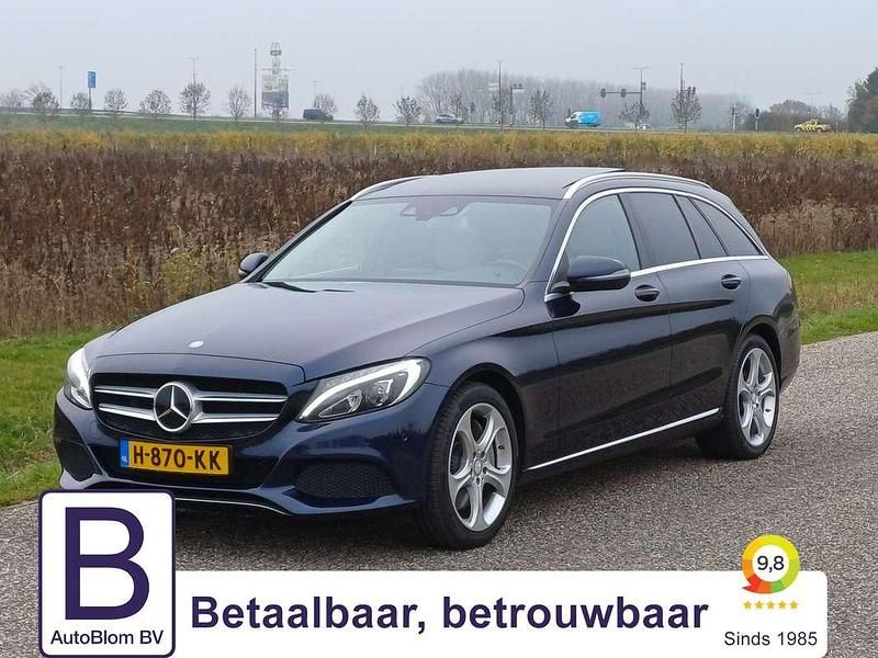 Blauw Gebruikt 2016 Mercedes C350e Avantgarde Stationwagen | € 17.995 (Eerlijke prijs) - Afbeelding 1/4