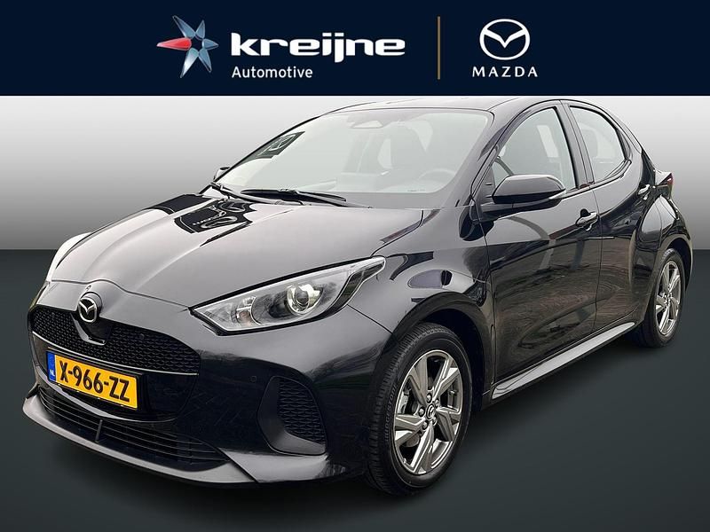 Zwart Gebruikt 2024 Mazda 2 Exclusive-Line Hatchback | € 25.925 (Eerlijke prijs) - Afbeelding 1/4