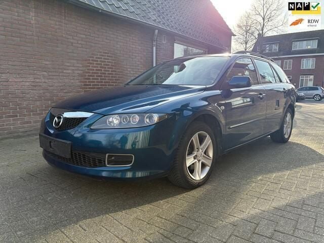 Blauw Occasion 2008 Mazda 6 Touring Stationwagen | € 1.200 (Super prijs) - Afbeelding 1/4