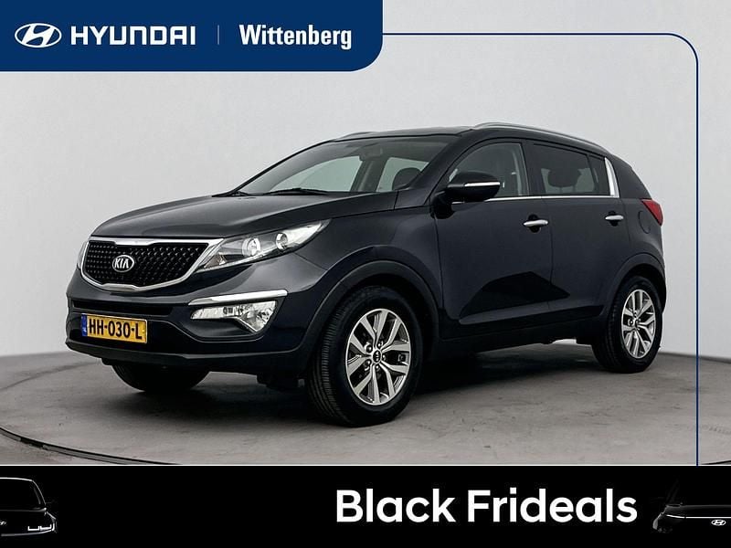 Zwart Gebruikt 2015 Kia Sportage SUV | € 11.900 (Eerlijke prijs) - Afbeelding 1/4
