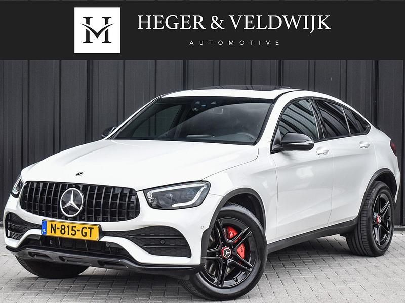 Wit Gebruikt 2020 Mercedes GLC300 Premium Plus Coupé | € 37.900 (Duur) - Afbeelding 1/4