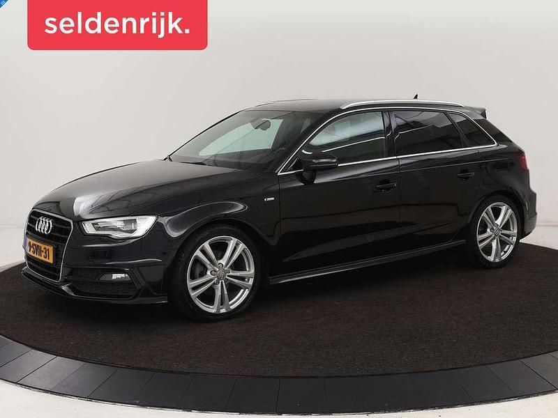 Zwart Gebruikt 2014 Audi A3 Ambition Hatchback | € 13.900 (Eerlijke prijs) - Afbeelding 1/4