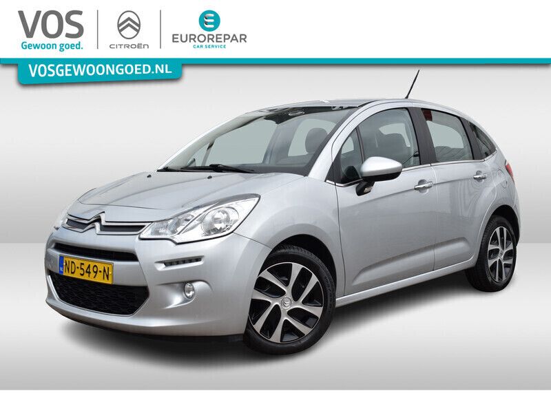 Grijs Gebruikt 2017 Citroën C3 PureTech Hatchback | € 9.690 - Afbeelding 1/4