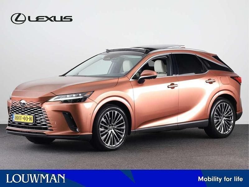 Bruin, metallic lak Gebruikt 2023 Lexus RX450h President Line SUV | € 89.945 - Afbeelding 1/2
