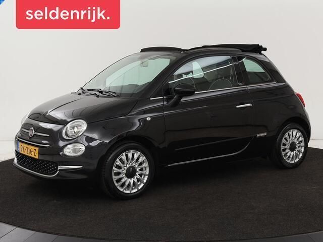 Zwart Gebruikt 2017 Fiat 500C Lounge Cabriolet | € 7.900 (Goede deal) - Afbeelding 1/4