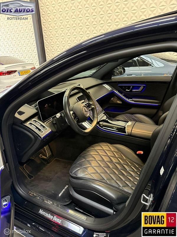 Occasion Mercedes S580 AMG line 367 PK (269 kW) 2023 Blauw (metallic) Sedan