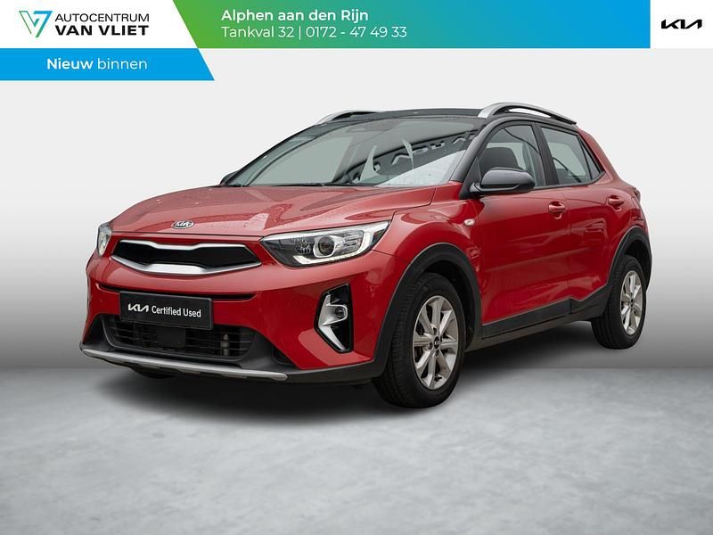 (bbe) signal red/black m Occasion 2021 Kia Stonic SUV | € 16.490 (Super prijs) - Afbeelding 1/4