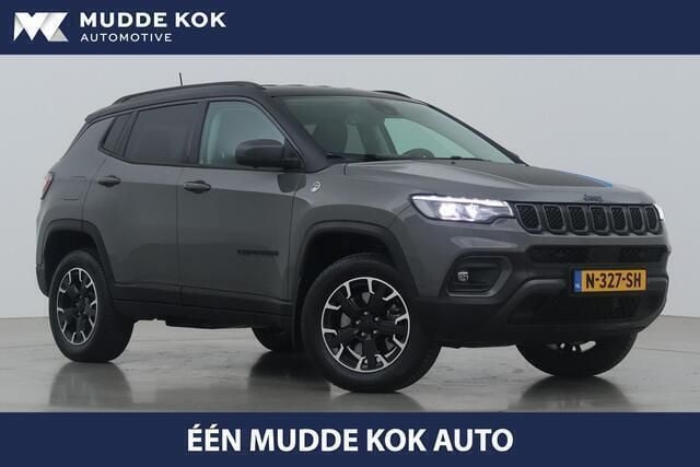 Grijs Gebruikt 2021 Jeep Compass Trailhawk SUV | € 24.350 (Eerlijke prijs) - Afbeelding 1/4