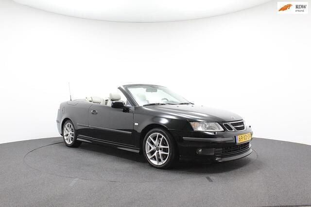 Zwart Gebruikt 2003 Saab 9-3 Cabriolet Aero Cabriolet | € 7.750 (Goede deal) - Afbeelding 1/4